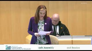19th Assembly, 2nd Session, Day 66- Sahtúotʼı̨nę Yatį́ / North Slavey Interpretation 4MARCH2021