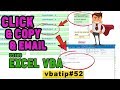 How to copy a text and email using outlook in excel vba  - vbatip#52