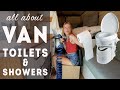 How to Choose the Best VAN TOILET and SHOWER? Off Grid #vanlife Bathroom Ideas