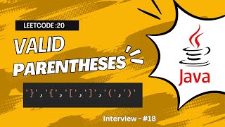 Valid Paranthesis ( Leetcode : 20 ) | Java | Tamil
