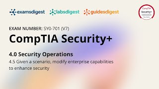 CompTIA Security+ SY0-701 (V7) Certification Exam Full Course Vol. 4.5