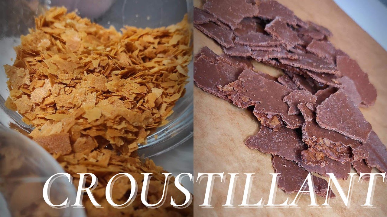 Croustillant Chocolat Praliné #feuilletine - YouTube