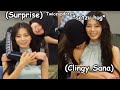 when sana being affectionate to tzuyu *satzu moment* she’s so clingy to tzuyu