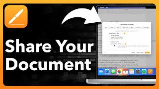 How To Share Pages Document On Mac
