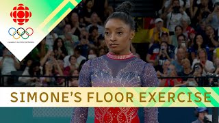 USA's Simone Biles with an INCREDIBLE routine in the Floor Exercise Final | #paris2024