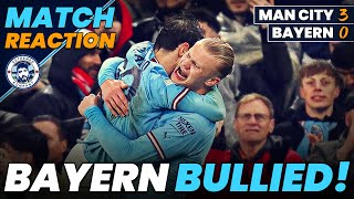 BAYERN BULLIED! INCREDIBLE!! MAN CITY 3-0 BAYERN MUNICH LIVE REACTION