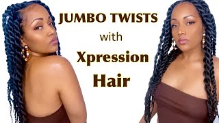 JUMBO TWISTS WITH XPRESSION HAIR