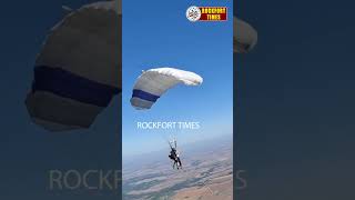 13,500 அடி உயரத்திலிருந்து 'ஸ்கை டைவ்' செய்த 104 வயது மூதாட்டி || Sky Diving #shorts