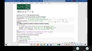 Solving Newton Raphson with a for loop and fzero in Matlab
