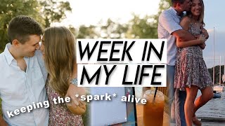 WEEK IN MY LIFE | a SURPRISE, keeping the spark alive, marriage advice, and a new project!