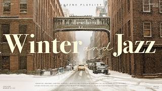 Exciting tempo winter jazz with New York🗽🇺🇸 |  New York Vibe 🚕💕 | Cozy Jazz Background Music