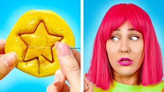 SQUID GAME LIFE HACKS || Funny Tricks And Challenges! Trying Honeycomb Candy by Crafty Panda How