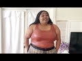 boyfriend story time while i try on nina parker plus size clothing for the first time w target h u0026m