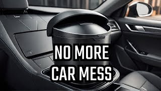 Keep Your Car Clean with HOTOR 2-Gallon Leak-Proof Car Trash Can – Ultimate Organization!