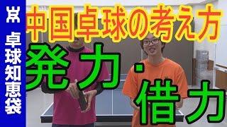 中国卓球の考え方、発力＆借力について紹介【卓球知恵袋】