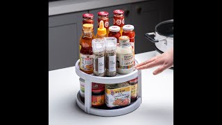 多功能双层旋转架 Multifunctional Double-layer Rotating Rack | Easy U Online Store