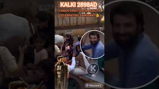 Travelling on bullockCart KALKI 2898AD Director Nagashwin Sankarthi Celebration #kalki #prabhas