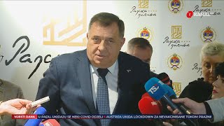 Escobar: Dodik prijetnja po Dejton - Dodik: Sankcije su nemoć SAD-a