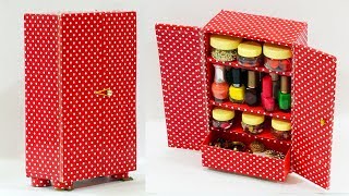 DIY Crafts: Best Out of Waste Crafts | How to Use Waste Shoe Box | DIY Cupboard From Old Shoe Box