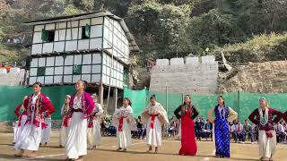 74th republic day celebration At kaspi village six tribe dance west kameng district,,