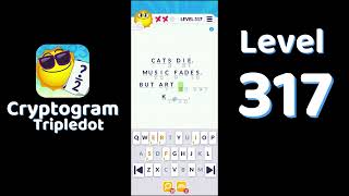 Cryptogram Tripledot Level 317 Answer | SolutionGuruji