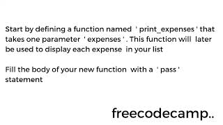 Learn Lambda Functions by Building an Expense Tracker | Python Beta Cert | Step 6