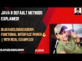 Mastering Default Methods in Java 8 🔥 | Functional Interface Secrets Revealed