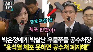 박은정 의원에게 박살난 우물쭈물 공수처장 \