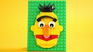 How to Build LEGO Sesame Street Bert | Custom LEGO Brick Sketch
