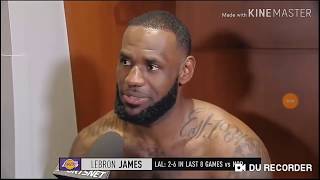 Lebron James BLAME LAKERS AFTER LOSS TO PELICANS! Nba (full interview)