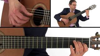Beginner Classical Guitar Lesson - Aguado Arpeggio Etude Performance