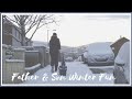 FATHER AND SON WINTER FUN 2021/FROZEN POND😱/ (FILIPINO-POLISH FAMILY 👪❤)