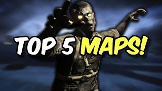 TOP 5 ZOMBIES MAPS EVER! (1M sub special)