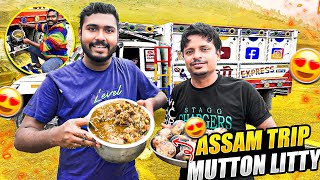 Assam Trip Chalu Hone Wala Hai || Cooking With Indian Truck Drivers Spacial Mutton Litty