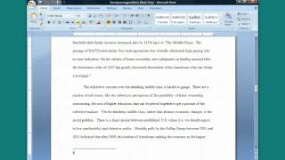 Inserting a Footnote in Word (Turabian Footnote-Bib. Style)