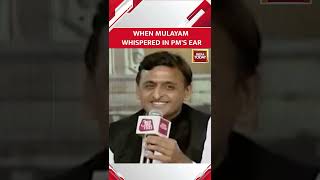 Akhilesh Yadav Reveals What Mulayam Singh Whispered In PM Modi's Ear | #shorts #viralvideo