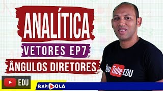 ÂNGULOS DIRETORES E COSSENOS DIRETORES DE UM VETOR ✅ GEOMETRIA ANALÍTICA NO ESPAÇO