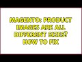 Magento: Product Images are all different sizes? How to fix (2 Solutions!!)