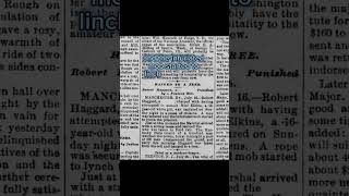 Punished By Furious Mob | July 17, 1895 #history #truecrime #truestory #truecrimecommunity #story