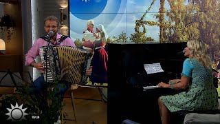 Bedårande sommarvals med Tina Ahlin och Bengan Jansson - Nyhetsmorgon (TV4)