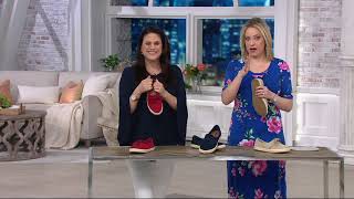 Clarks Suede Lace-up Espadrilles - Azella Jazlynn on QVC