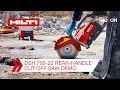 Hilti Nuron DSH 700-22 Rear Handle Battery Cut-Off Saw - Demonstration and Overview