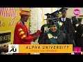 TOOS: XAFLADA QALIN JABINTA ALPHA UNIVERSITY (ALPHAUNIVERSITY CEREMONY).