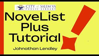 NoveList Plus Tutorial