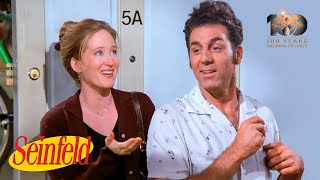 Kramer's "love at first sight" moment | Seinfeld (1989)