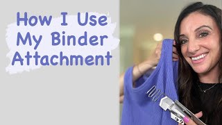 How I use my Single Fold 35mm Binder Attachment for Sewing!