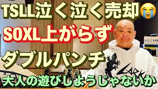 TSLL泣く泣く売却😭SOXL上がらず😭のダブルパンチ🔥2024/12/31（火）大人の遊びしょうじゃないか!現物米株取引は大人の嗜みです😇