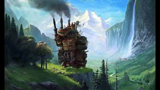 Howl's Moving Castle Relaxing Playlist🕯[Studio Ghibli] Calm Piano & Violin 🎧