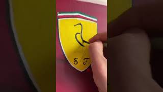 Ferrari F40 lifesize painting #carart #ferrari #f40 #acrylicpainting #drawing #ferrarif40 #painting