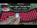 Red Light Therapy Belt, 315 LED Chips Near Infrared Light Therapy, 660nm & 850nm REVIEW